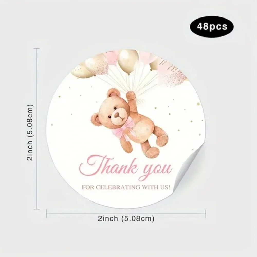 NEW 48PC THANK YOU STICKER